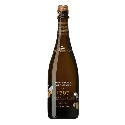 MANUFAKTUR JÖRG GEIGER CHAMPAGNER BRATBIRNE ALKOHOLFREI 750 ML