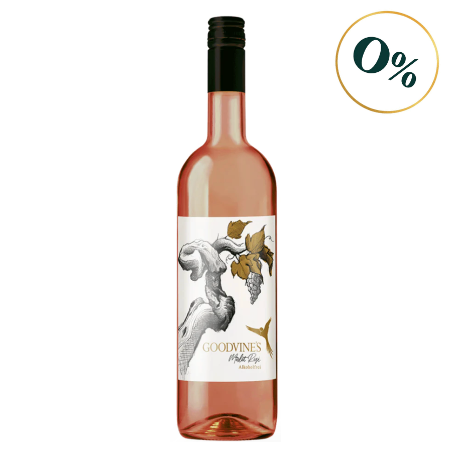 GOODVINES MERLOT ROSÉ WEIN ALKOHOLFREI 750 ML