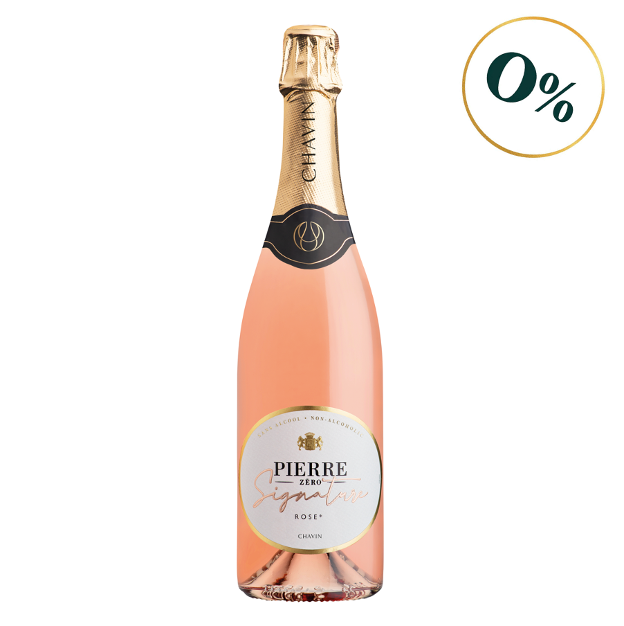 PIERRE ZÉRO SIGNATURE ROSÉ MOUSSEUX SANS ALCOOL 750ML