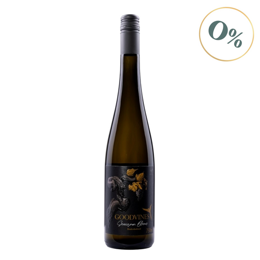 GOODVINES SAUVIGNON BLANC BLACK LABEL ALKOHOLFREI 750 ML