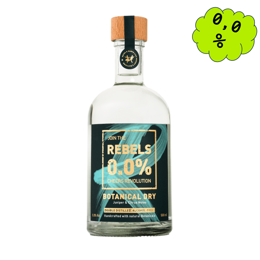 REBELS 0.0% BOTANICAL DRY (ALKOHOLFREIE GIN ALTERNATIVE)