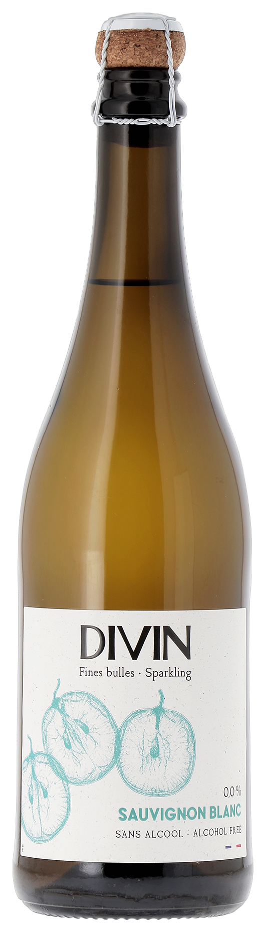 DIVIN - SAUVIGNON BLANC SPARKLING 0.0% 750 ML