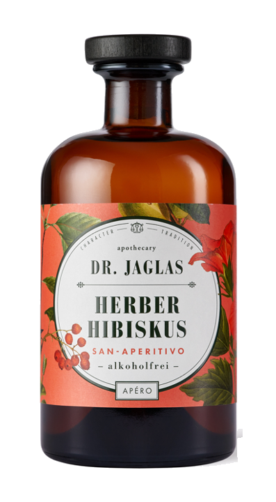 DR. JAGLAS HERBER HIBISKUS SAN APERITIVO ALKOHOLFREI 500 ML